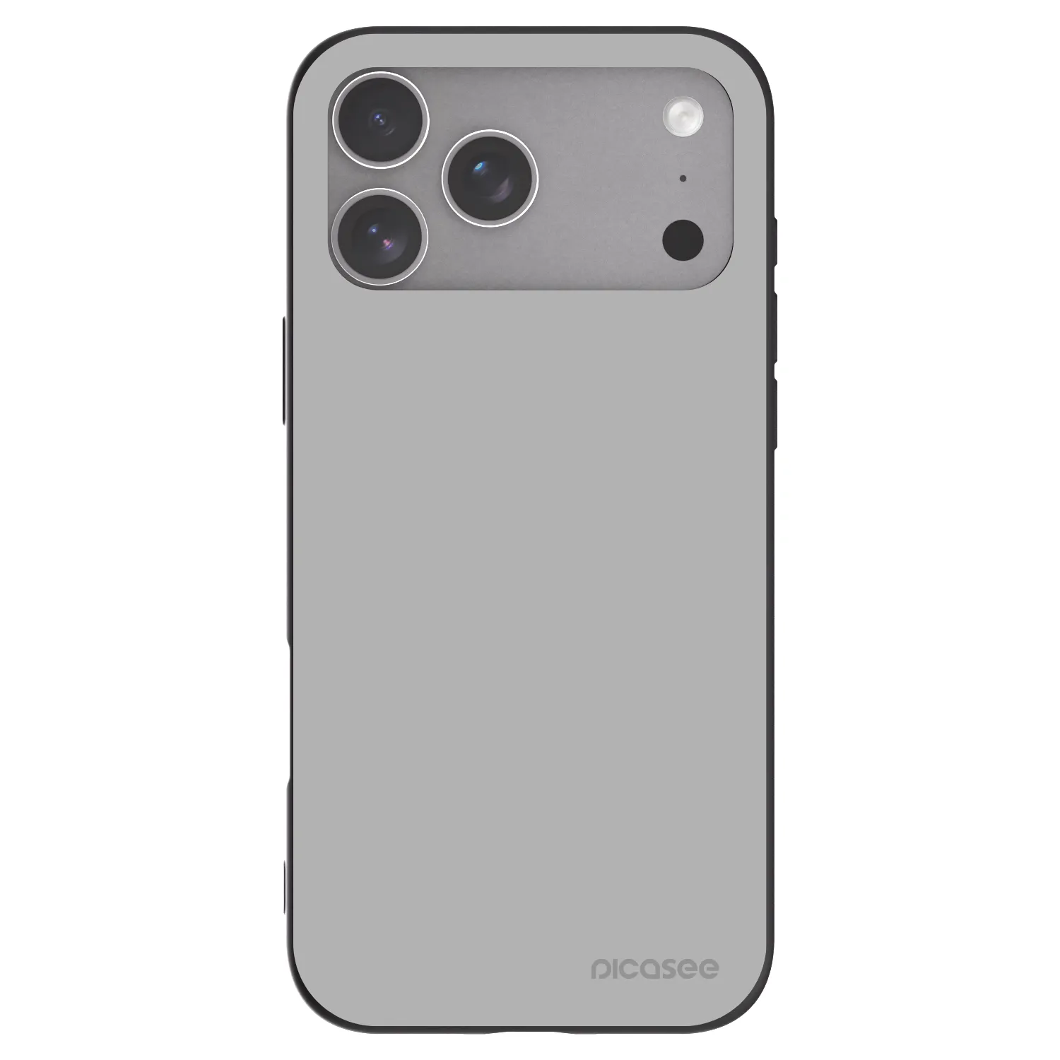 Picasee Μαύρη θήκη σιλικόνης για Apple iPhone 18 Pro Max - Stone