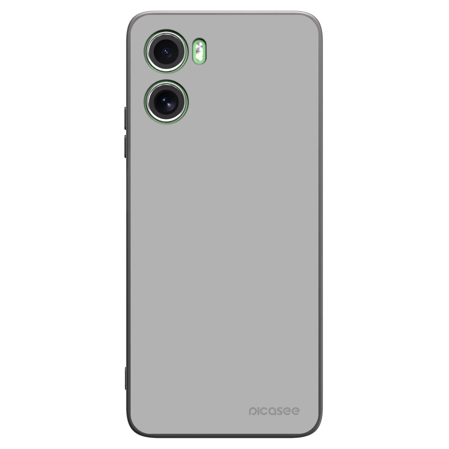 Picasee Μαύρη θήκη σιλικόνης για Motorola Moto G06 - Stone