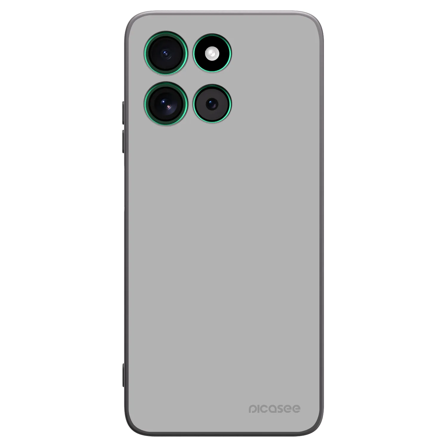 Picasee Μαύρη θήκη σιλικόνης για Motorola Moto G57 Power - Stone
