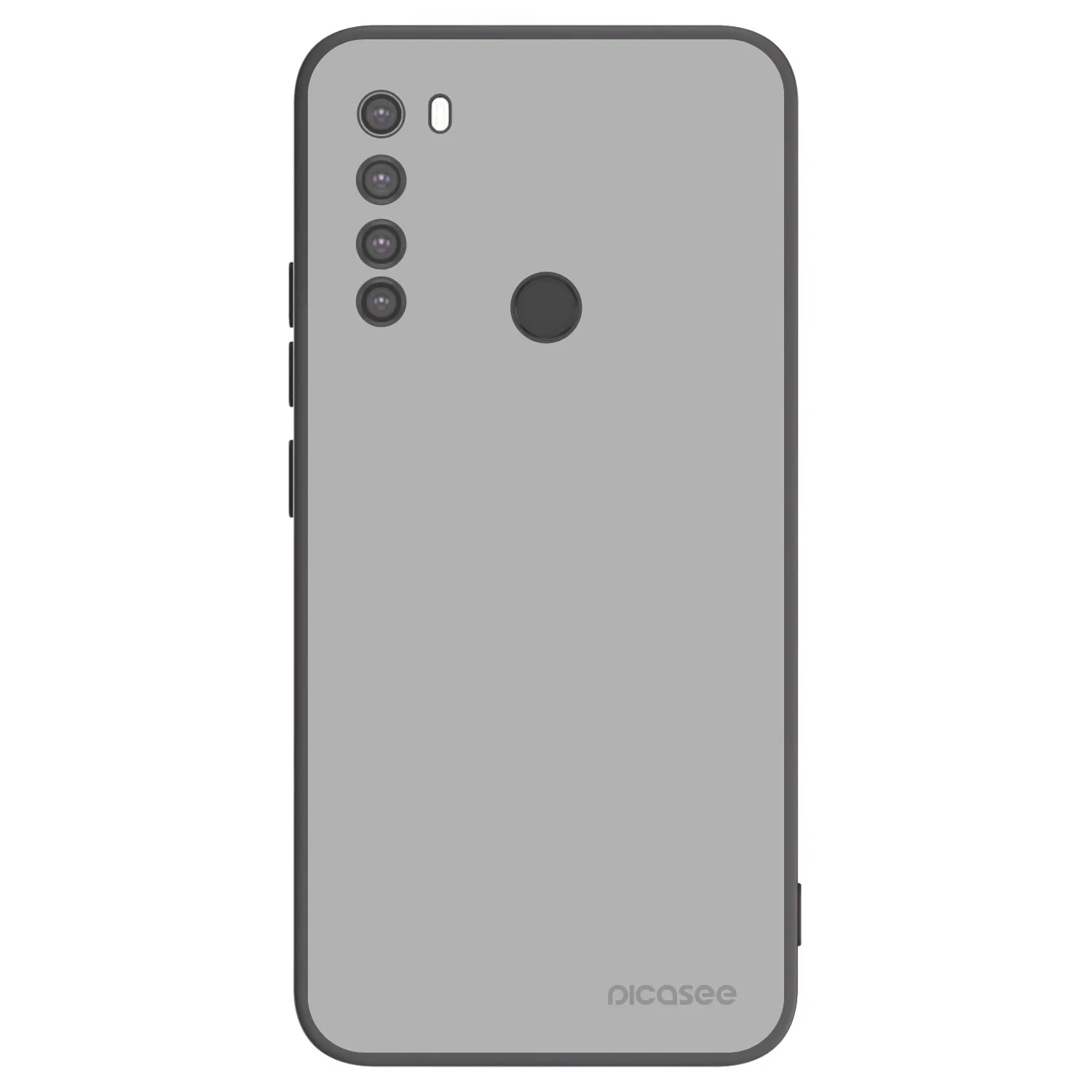 Picasee Μαύρη θήκη σιλικόνης για Xiaomi Redmi Note 8 - Stone
