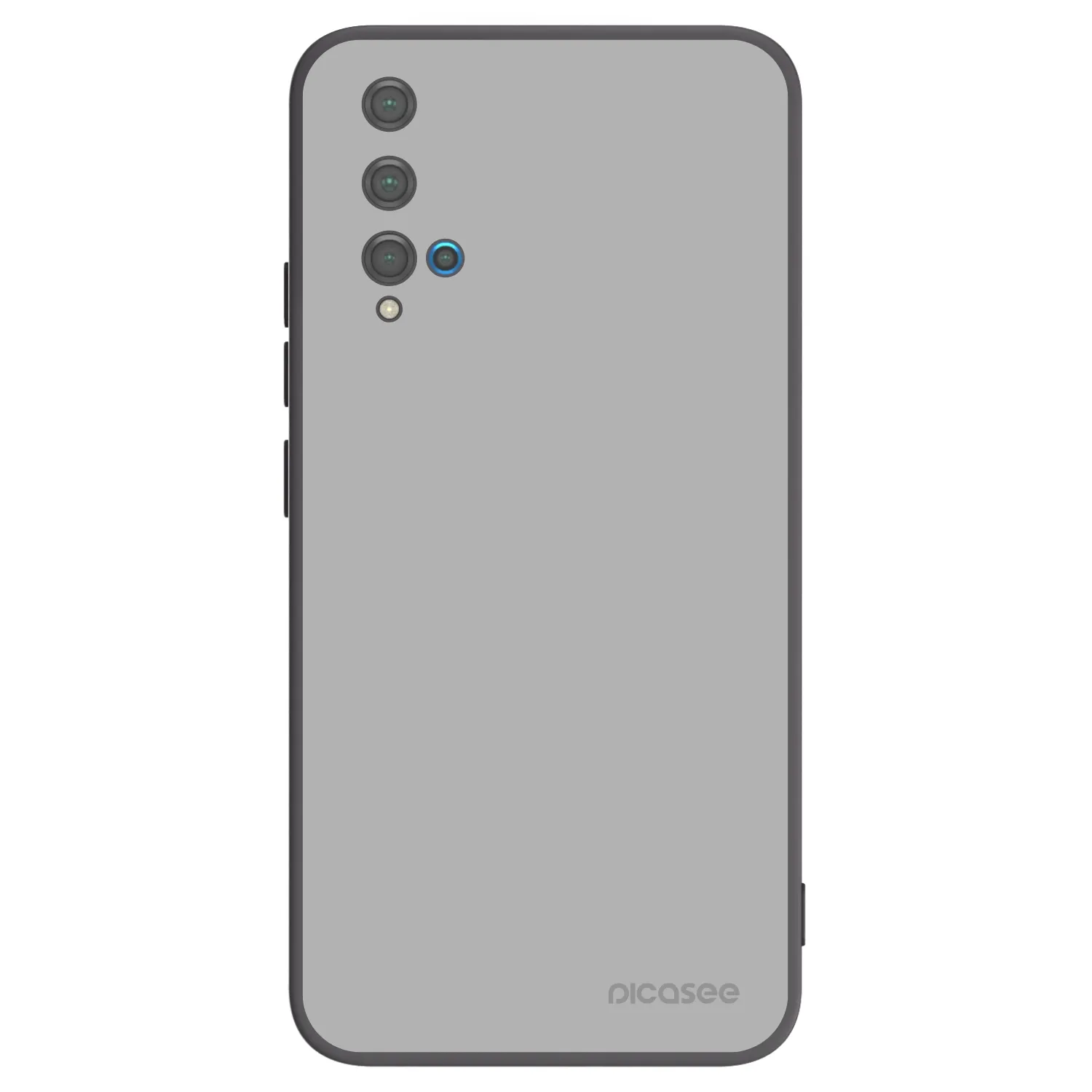 Picasee Μαύρη θήκη σιλικόνης για Huawei Nova 5T - Stone