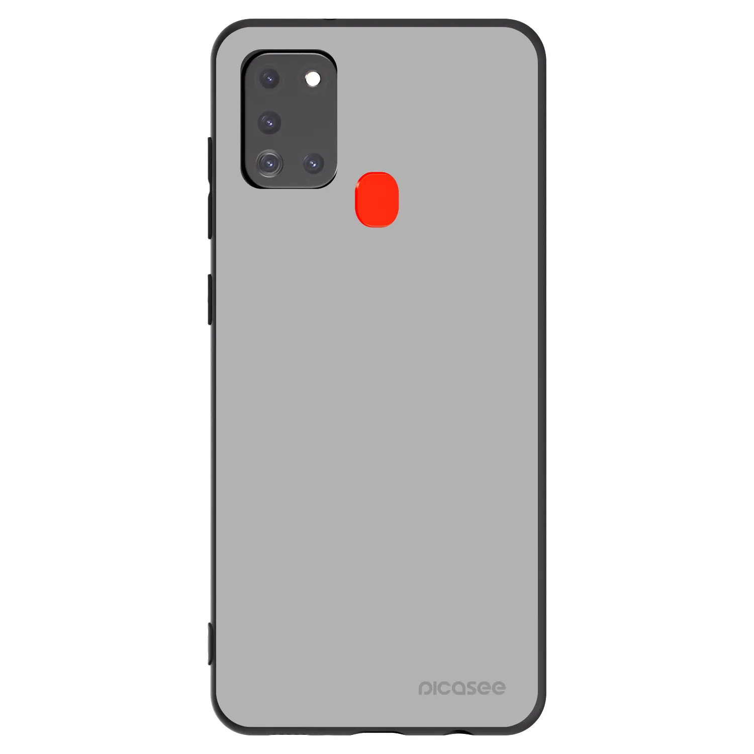 Picasee Μαύρη θήκη σιλικόνης για Samsung Galaxy A21s - Stone