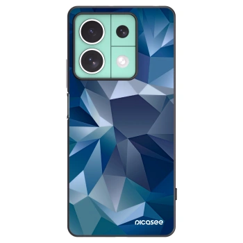 Picasee Μαύρη θήκη σιλικόνης για Xiaomi Redmi Note 13 5G - Wallpaper