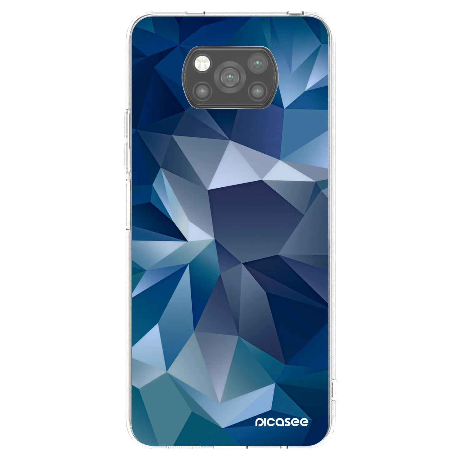 Picasee Μαύρη θήκη σιλικόνης για Xiaomi Poco X3 - Wallpaper