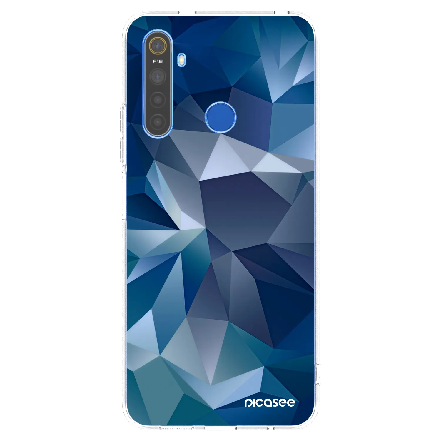 Picasee διαφανής θήκη σιλικόνης Realme 5 - Wallpaper