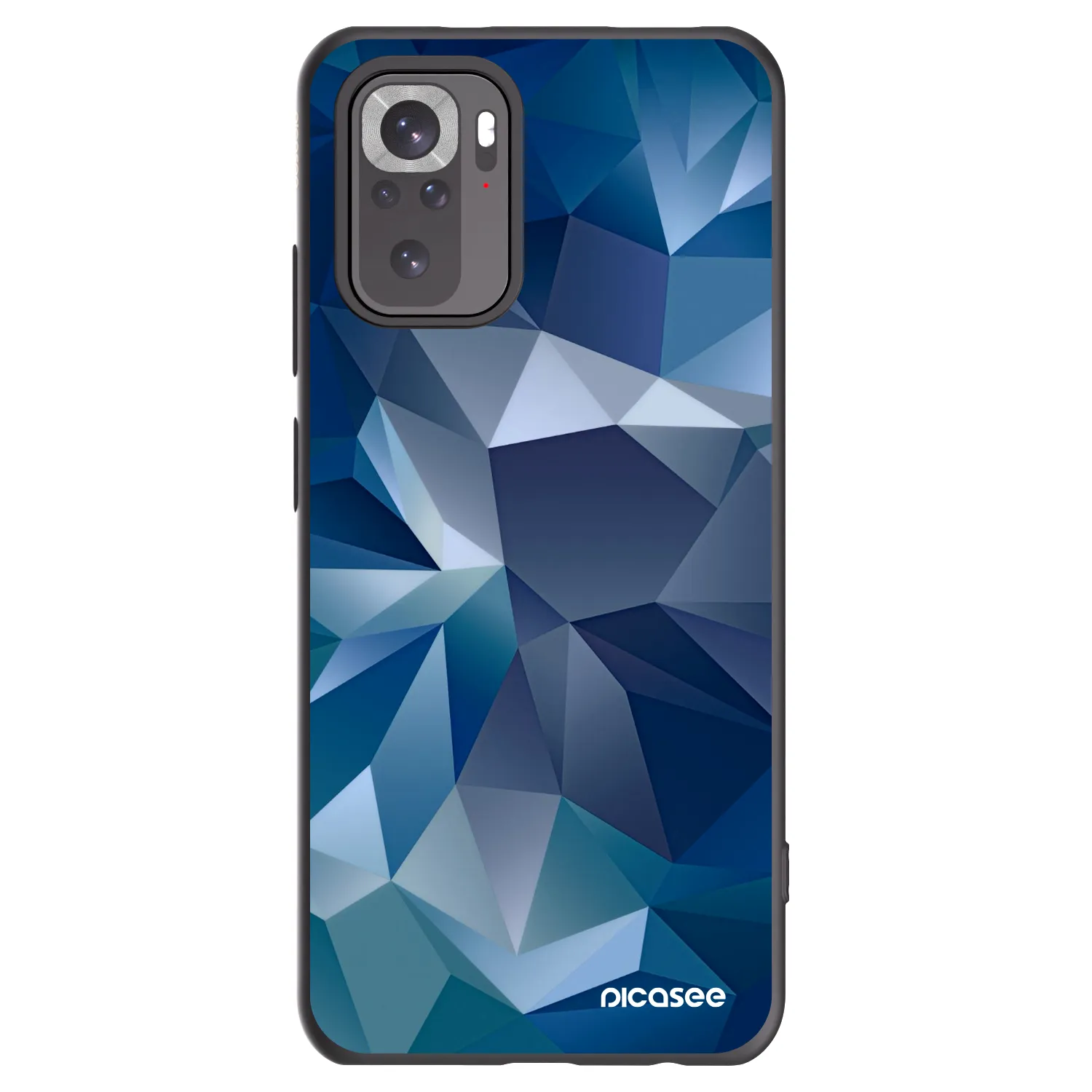 Picasee Μαύρη θήκη σιλικόνης για Xiaomi Redmi Note 10 - Wallpaper