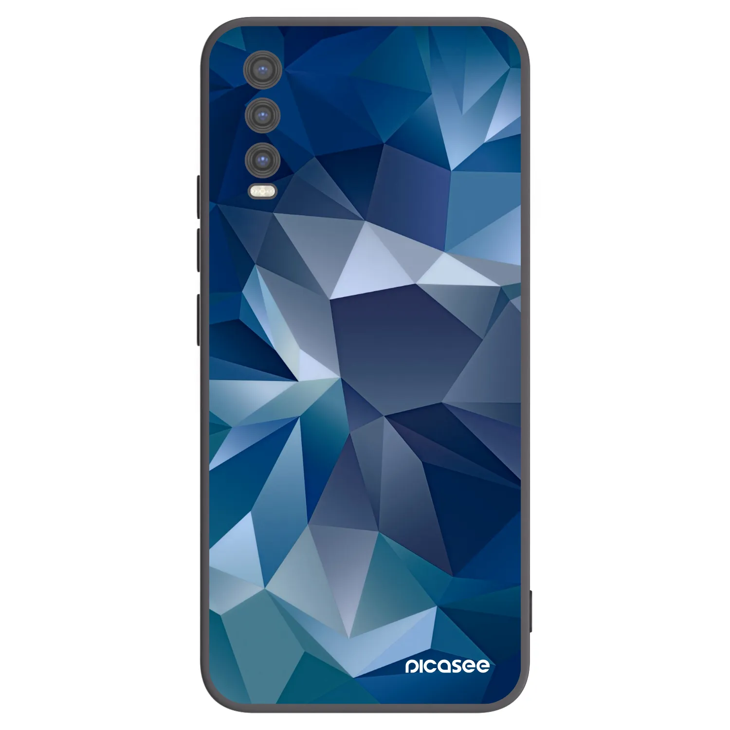 Picasee Μαύρη θήκη σιλικόνης για Vivo Y20s - Wallpaper