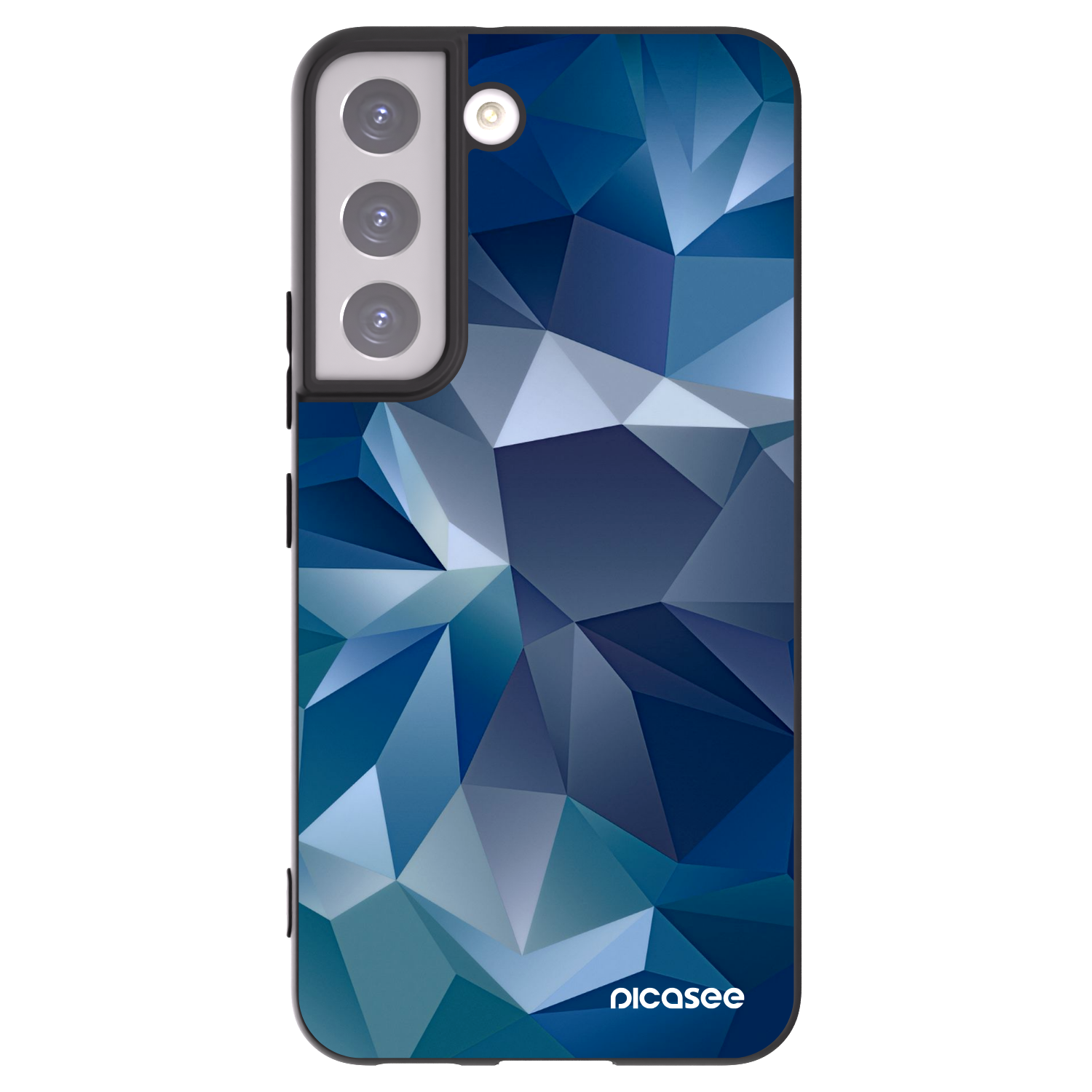 Picasee Μαύρη θήκη σιλικόνης για Samsung Galaxy S22 5G - Wallpaper