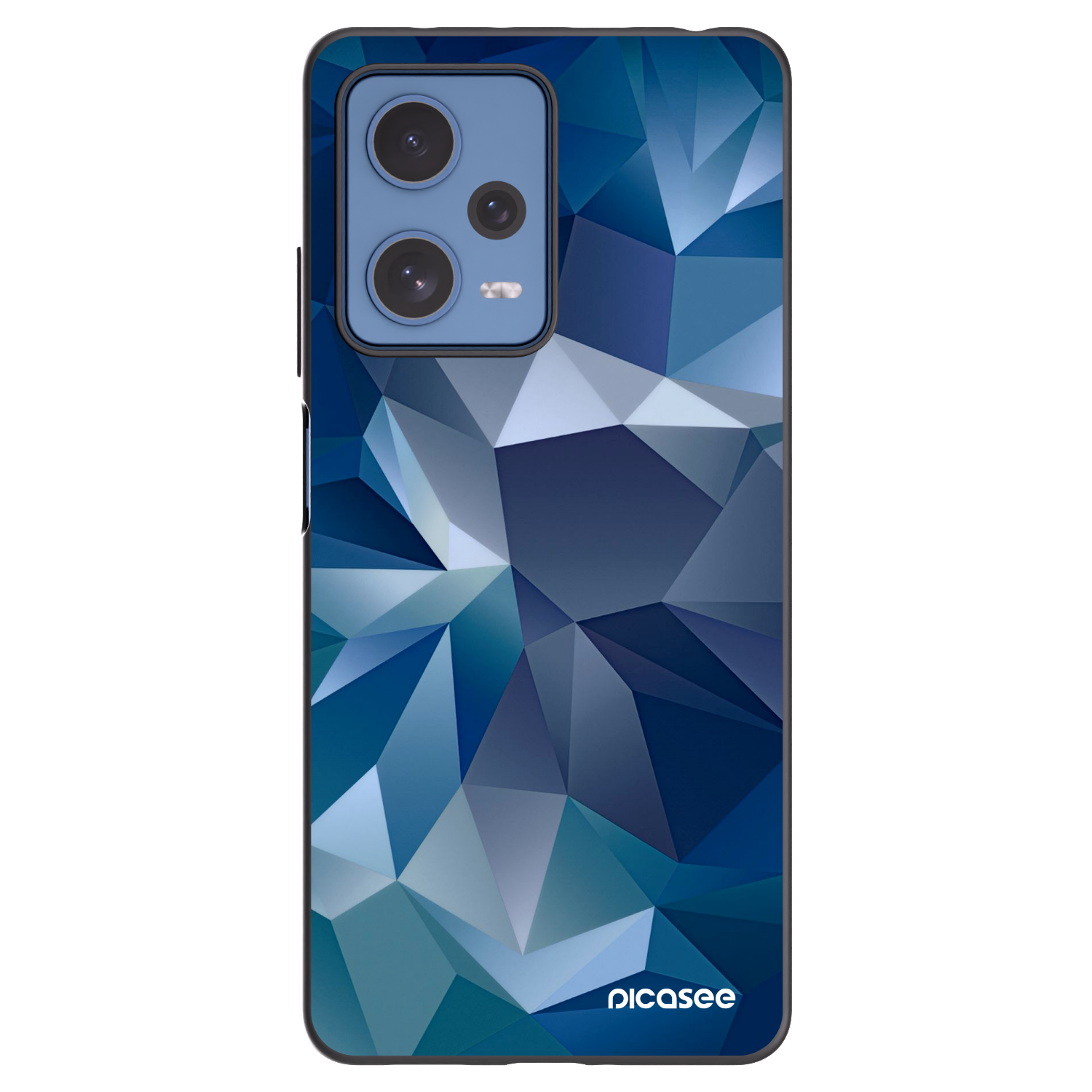 Picasee Μαύρη θήκη σιλικόνης για Xiaomi Redmi Note 12 Pro 5G - Wallpaper