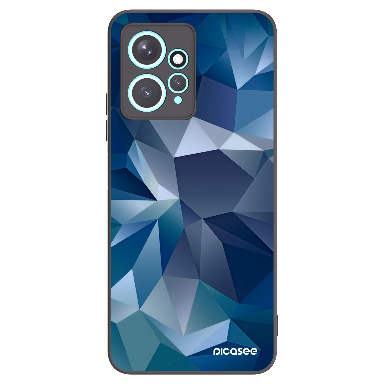 Picasee Μαύρη θήκη σιλικόνης για Xiaomi Redmi Note 12 4G - Wallpaper