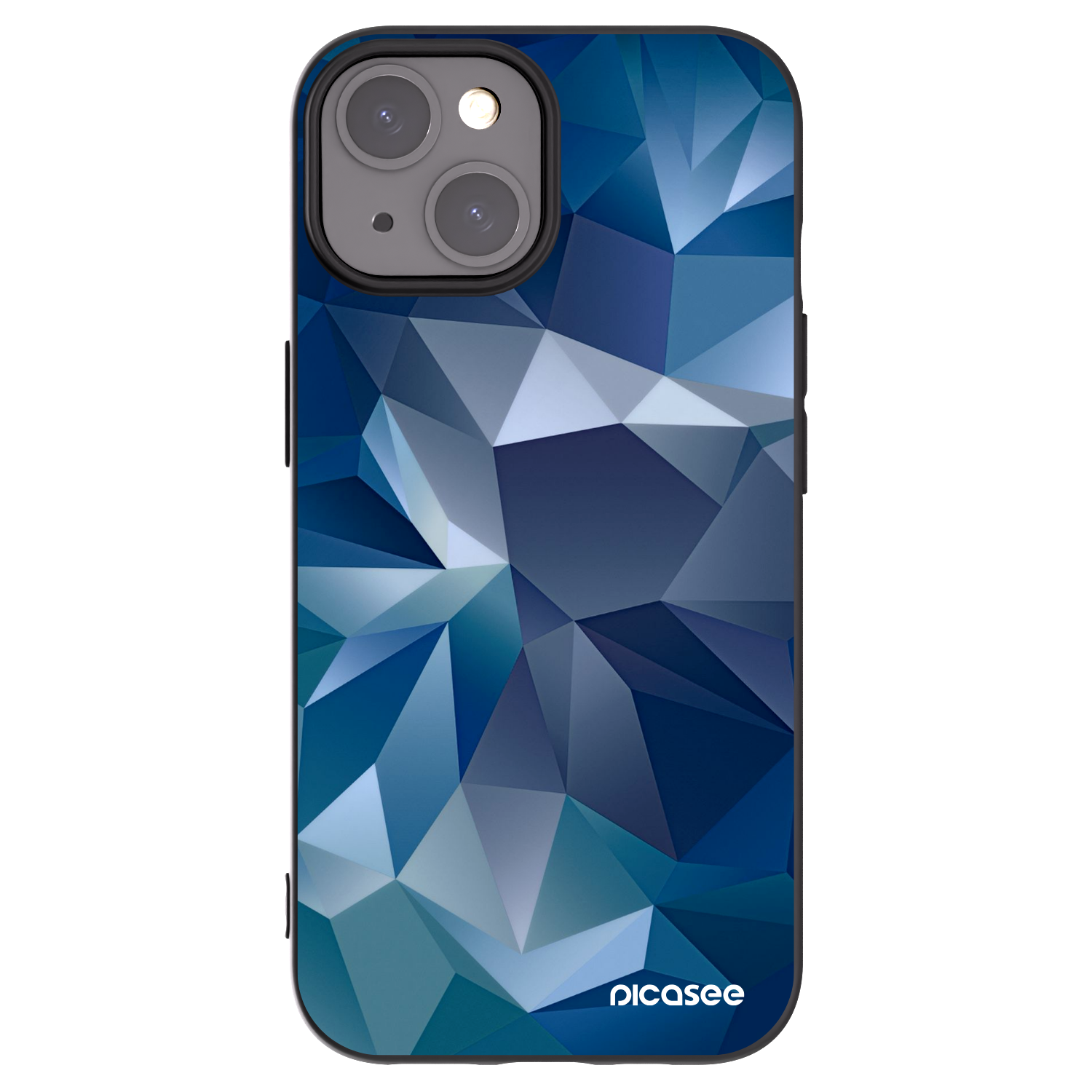 Picasee Μαύρη θήκη σιλικόνης για Apple iPhone 15 - Wallpaper