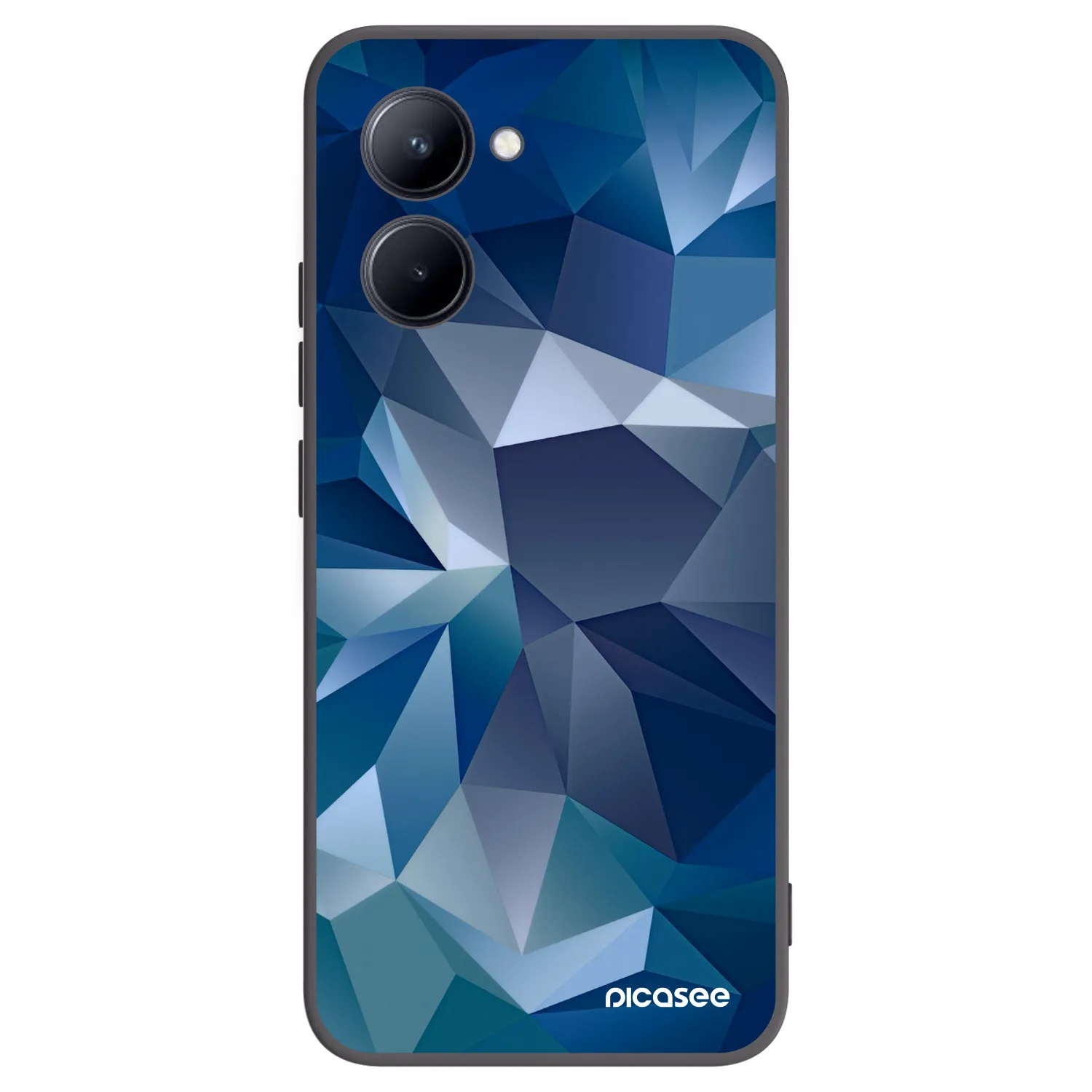 Picasee Μαύρη θήκη σιλικόνης για Realme C33 (2023) - Wallpaper