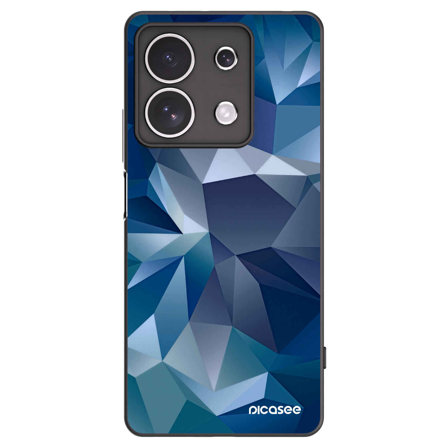 Picasee Μαύρη θήκη σιλικόνης για Xiaomi Redmi Note 13 4G - Wallpaper