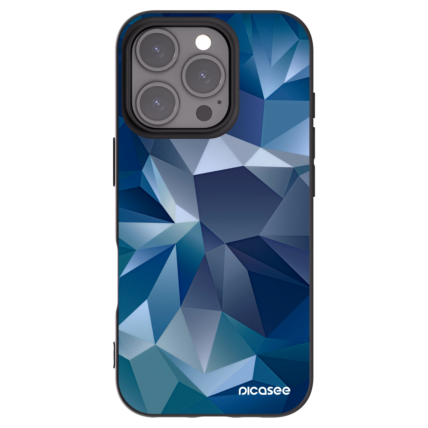 Picasee Μαύρη θήκη σιλικόνης για Apple iPhone 16 Pro - Wallpaper