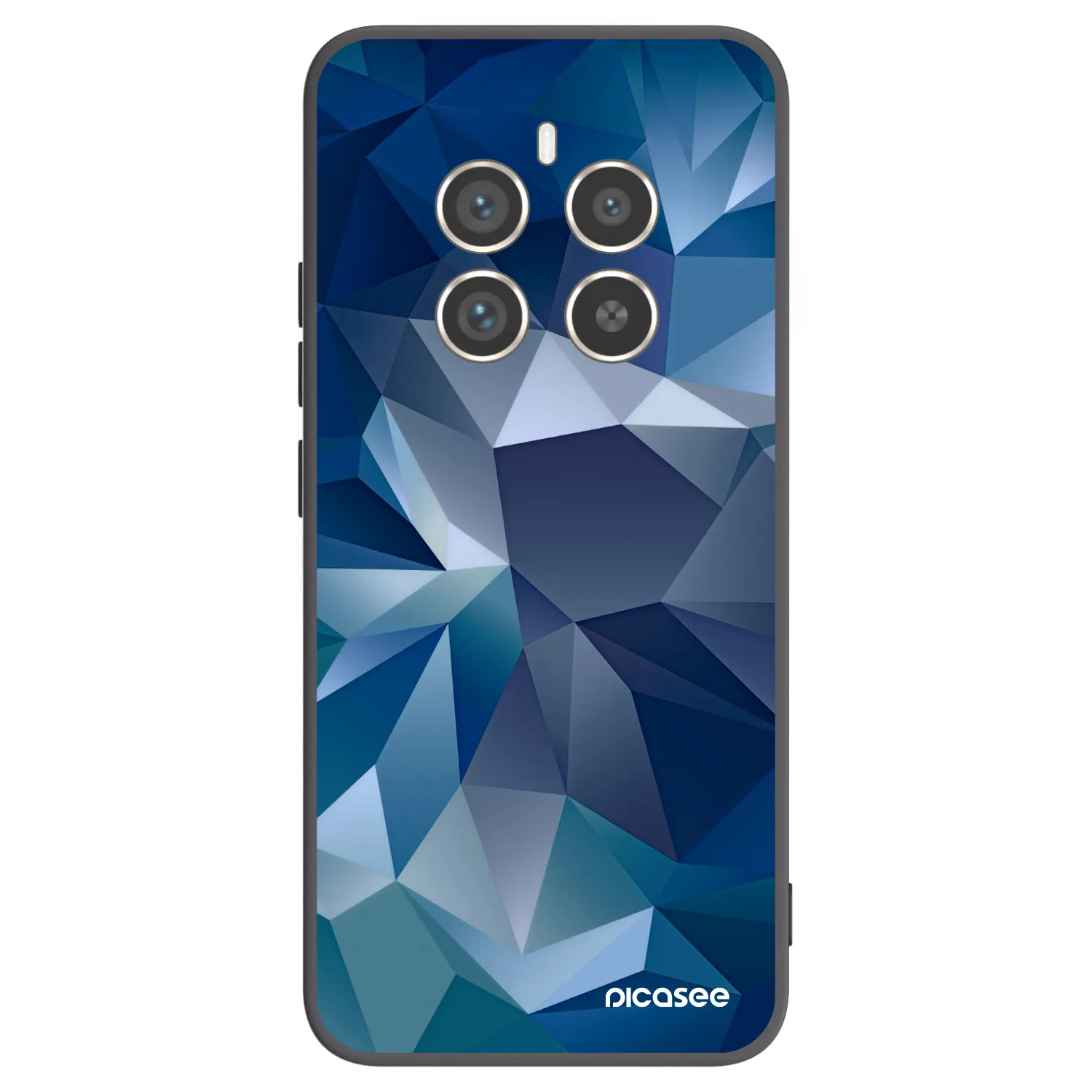 Picasee Μαύρη θήκη σιλικόνης για Realme 12 Pro 5G - Wallpaper