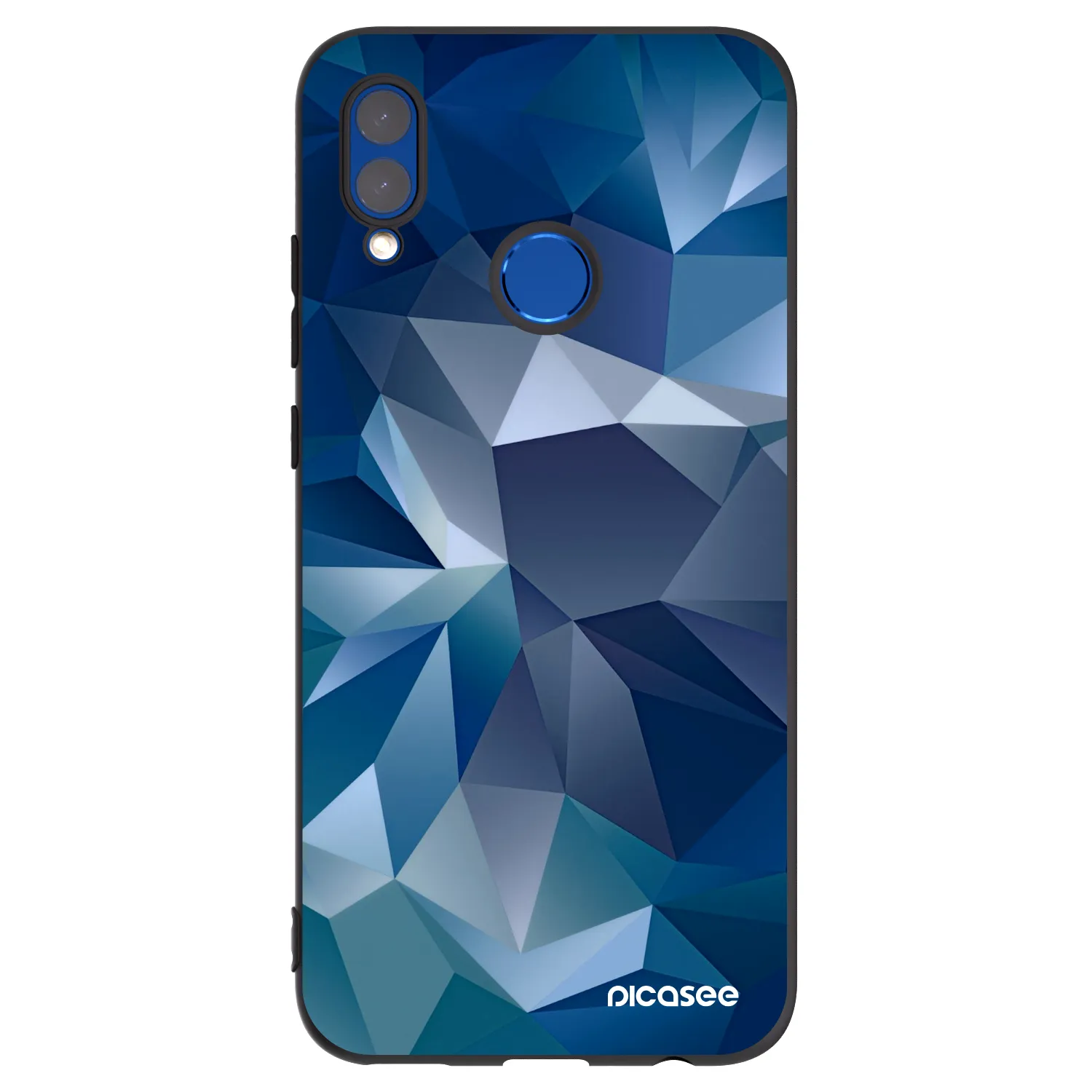 Picasee Μαύρη θήκη σιλικόνης για Honor 10 Lite - Wallpaper