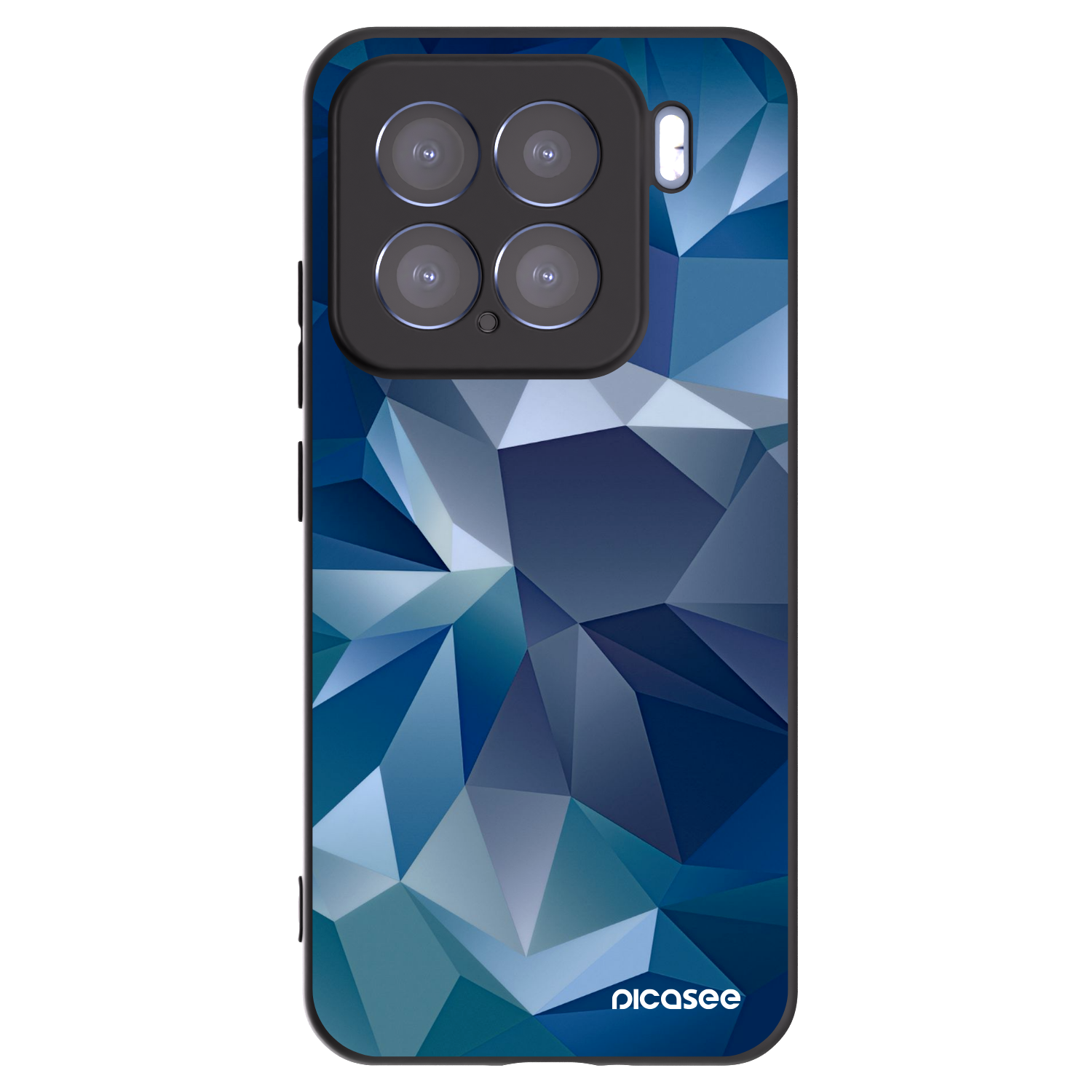 Picasee Μαύρη θήκη σιλικόνης για Xiaomi 15 - Wallpaper