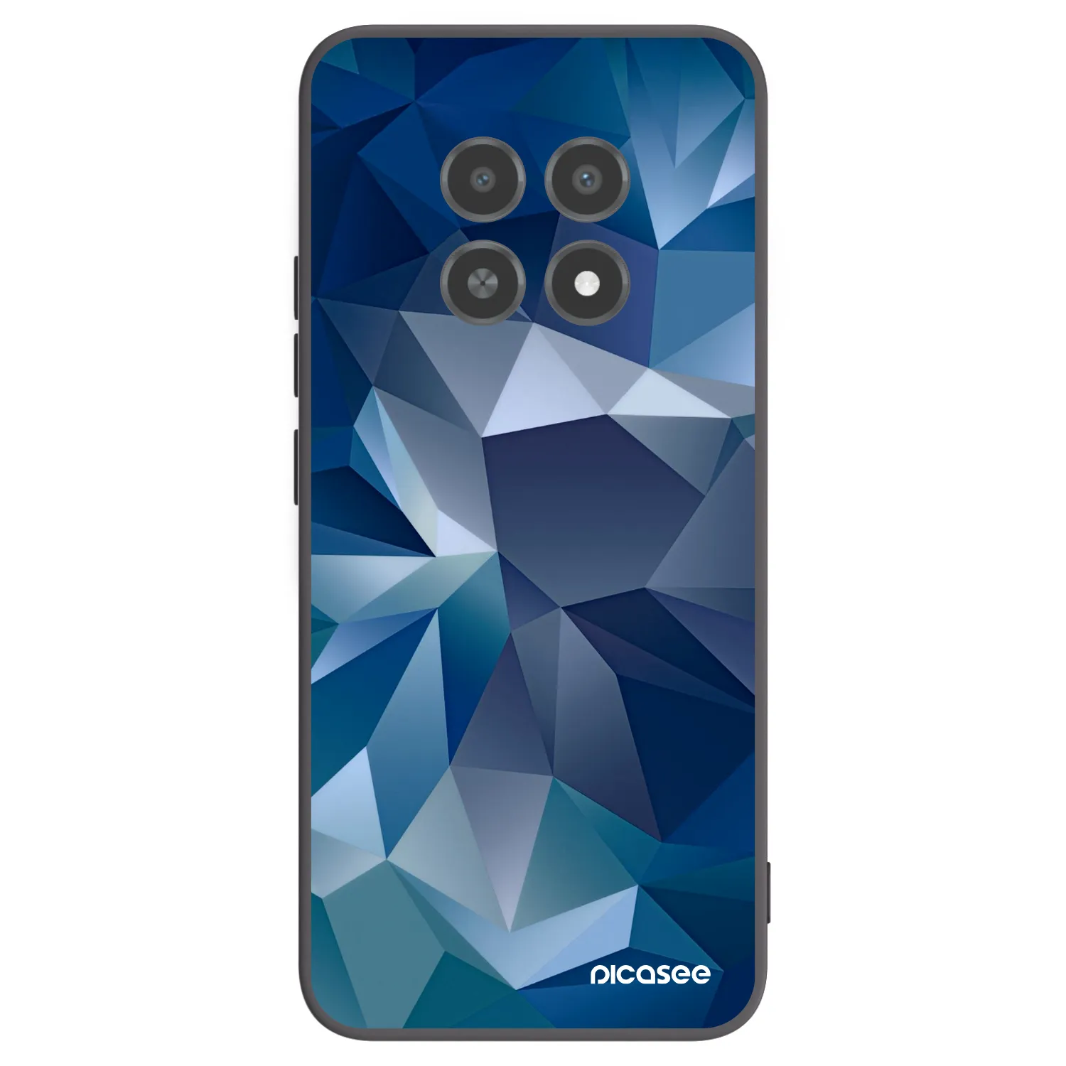 Picasee Μαύρη θήκη σιλικόνης για Realme 12X - Wallpaper