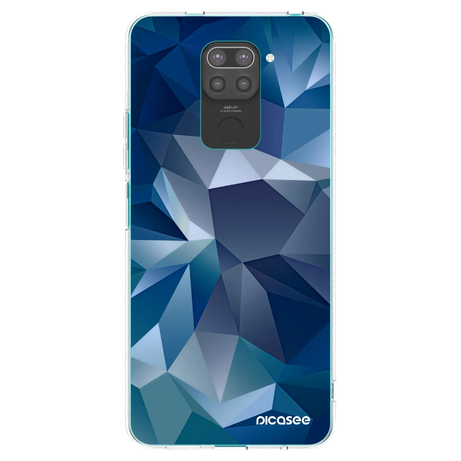 Picasee Μαύρη θήκη σιλικόνης για Xiaomi Redmi Note 9 - Wallpaper