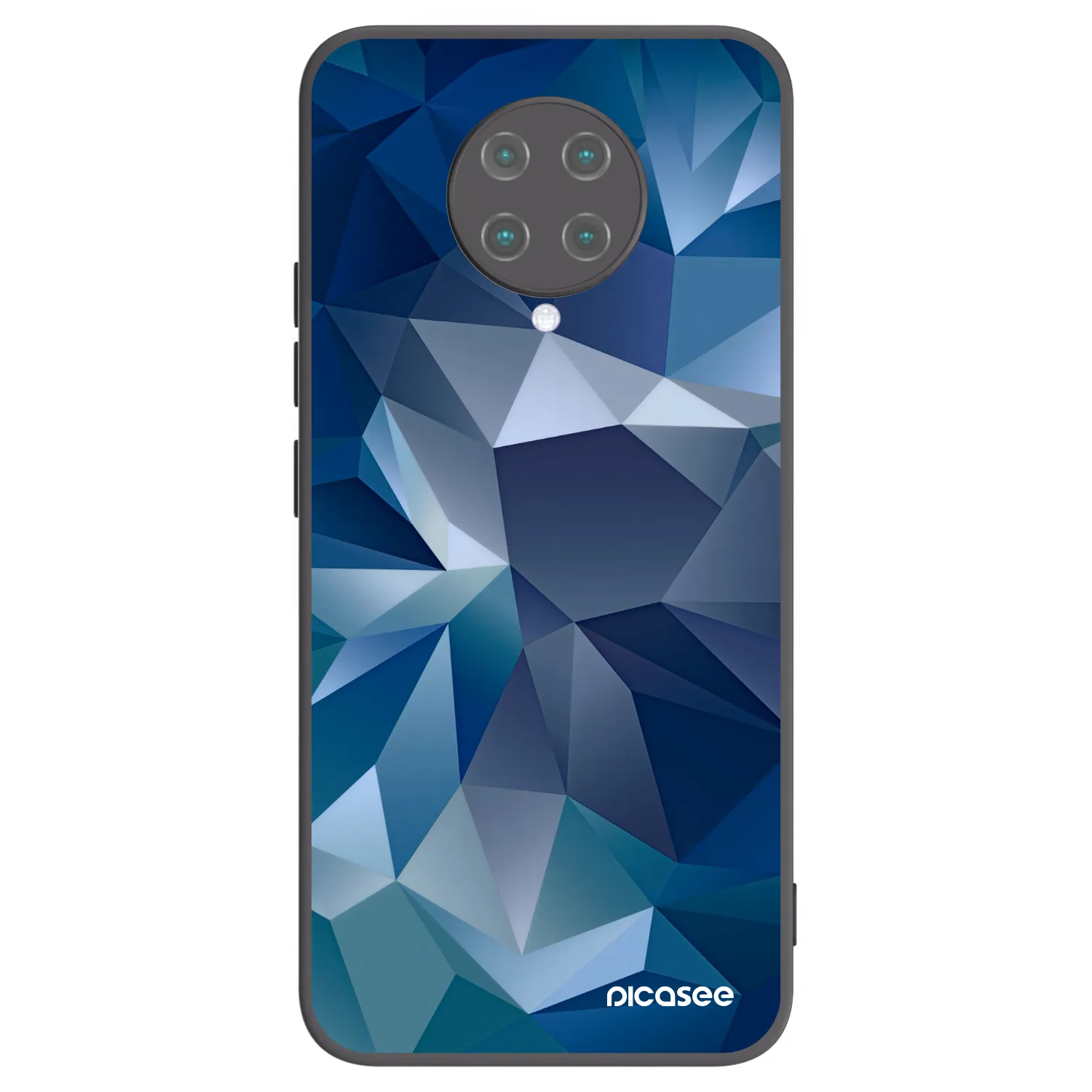 Picasee Μαύρη θήκη σιλικόνης για Xiaomi Poco F2 Pro - Wallpaper