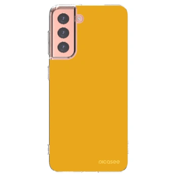 Picasee διαφανής θήκη σιλικόνης Samsung Galaxy S21 5G G991B - Sun