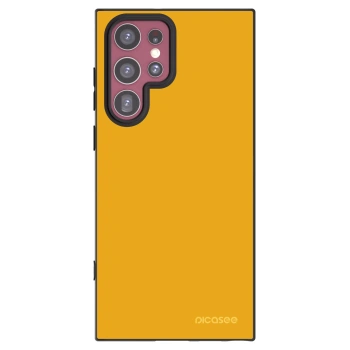 Picasee Μαύρη θήκη σιλικόνης για Samsung Galaxy S22 Ultra 5G - Sun