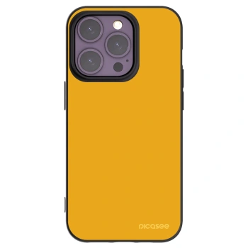 Picasee Μαύρη θήκη σιλικόνης για Apple iPhone 14 Pro - Sun