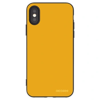Picasee Μαύρη θήκη σιλικόνης για Apple iPhone X/XS - Sun