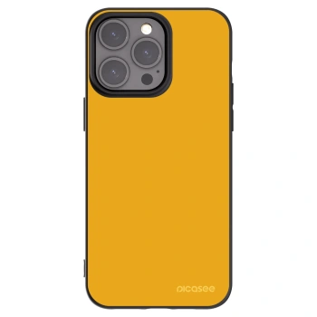 Picasee Μαύρη θήκη σιλικόνης για Apple iPhone 15 Pro Max - Sun