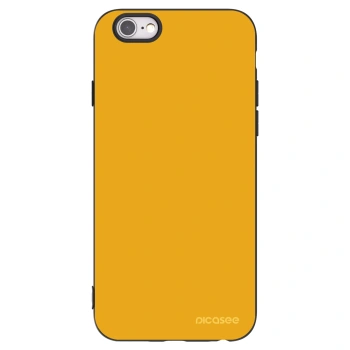 Picasee Μαύρη θήκη σιλικόνης για Apple iPhone 6/6S - Sun