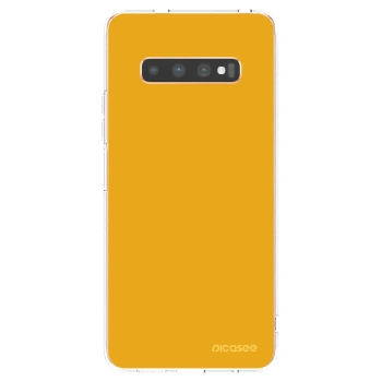 Picasee διαφανής θήκη σιλικόνης Samsung Galaxy S10 Plus G975 - Sun