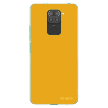 Picasee Μαύρη θήκη σιλικόνης για Xiaomi Redmi Note 9 - Sun