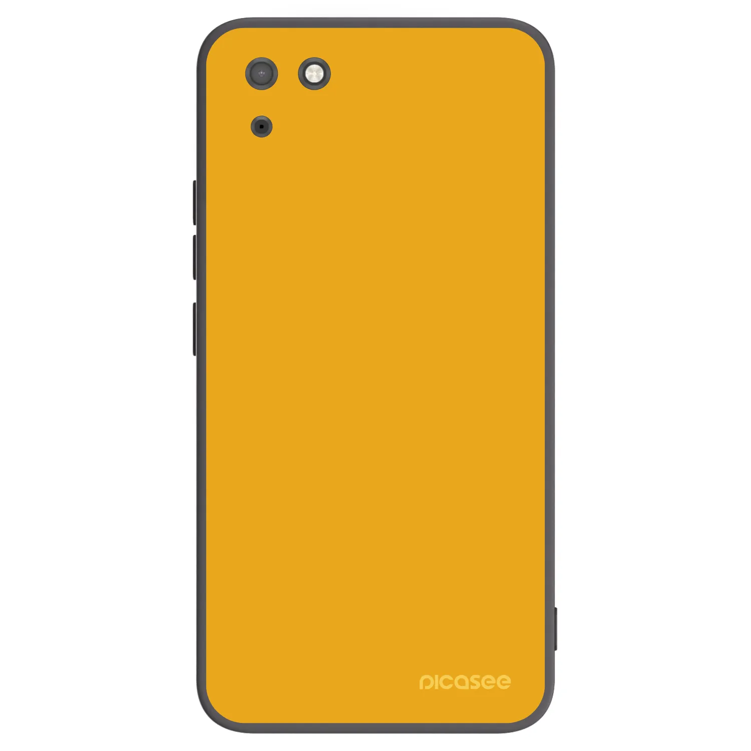 Picasee Μαύρη θήκη σιλικόνης για Huawei Y5P - Sun