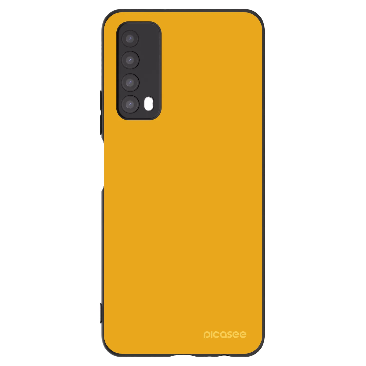 Picasee Μαύρη θήκη σιλικόνης για Huawei P Smart 2021 - Sun