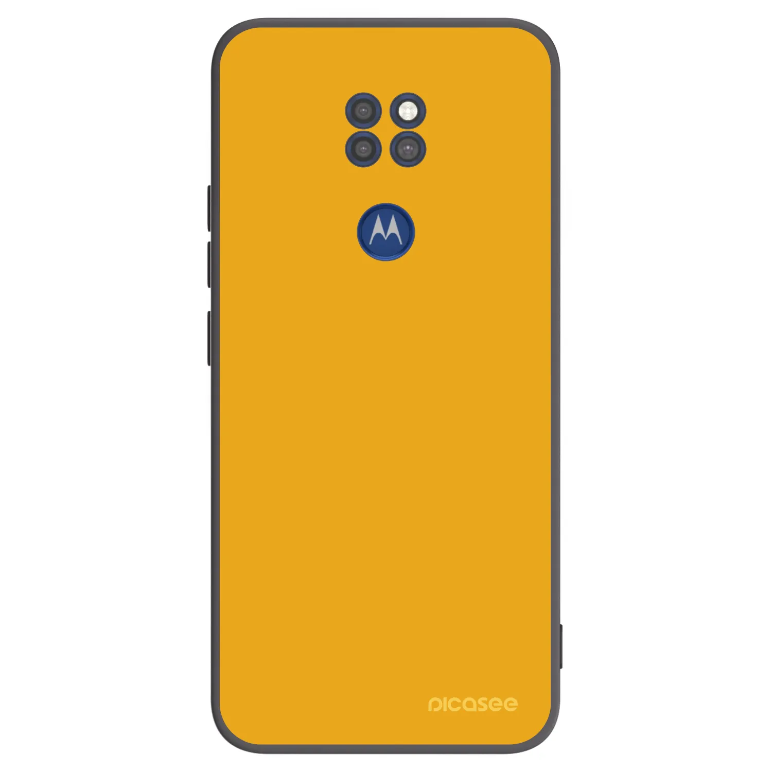 Picasee Μαύρη θήκη σιλικόνης για Motorola Moto G9 Play - Sun