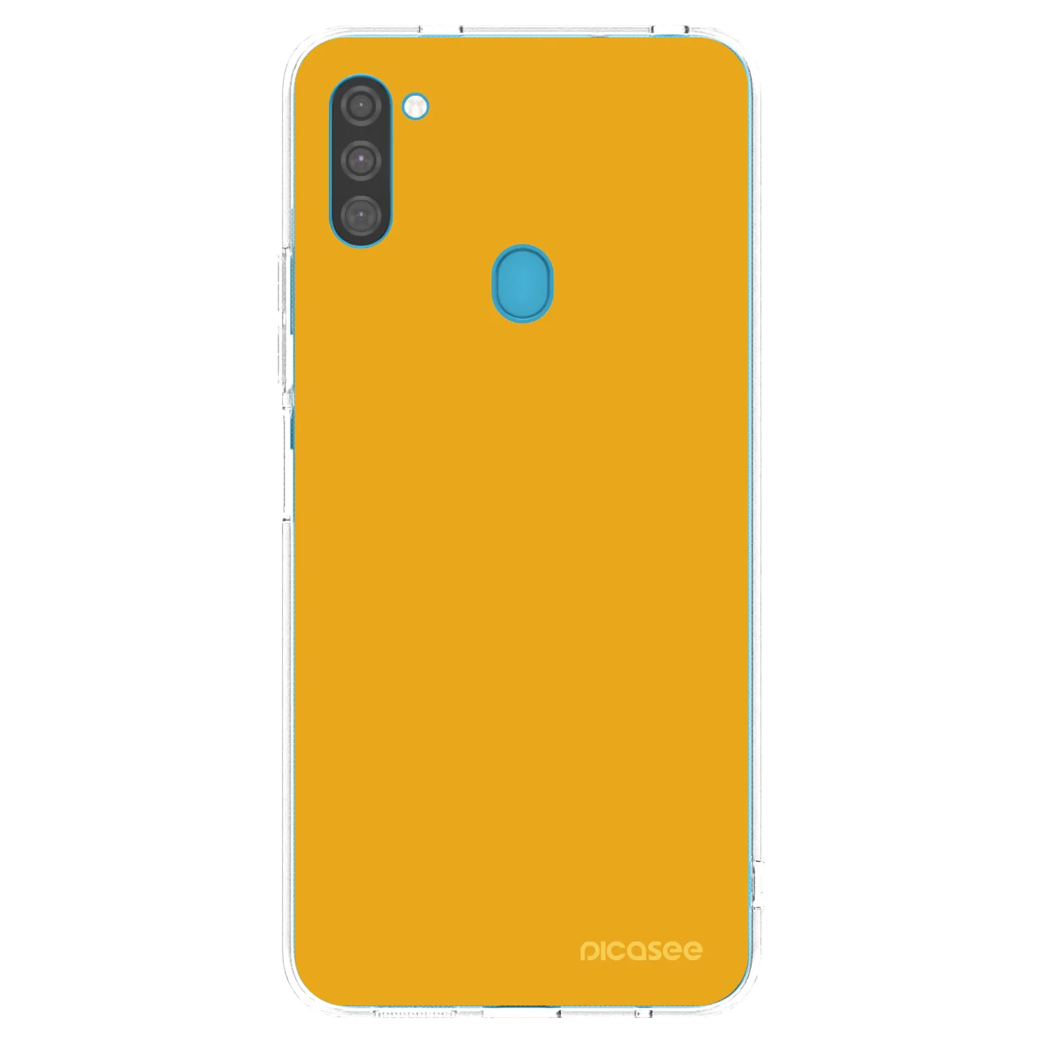 Picasee διαφανής θήκη σιλικόνης Samsung Galaxy M11 - Sun