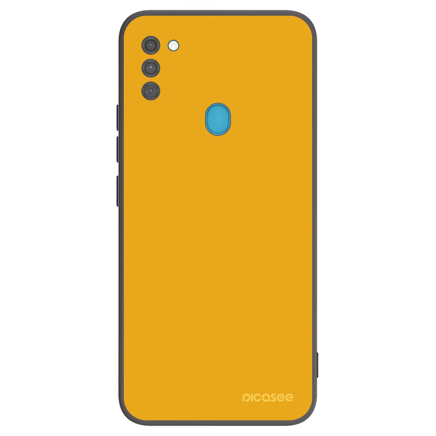 Picasee Μαύρη θήκη σιλικόνης για Samsung Galaxy M11 - Sun