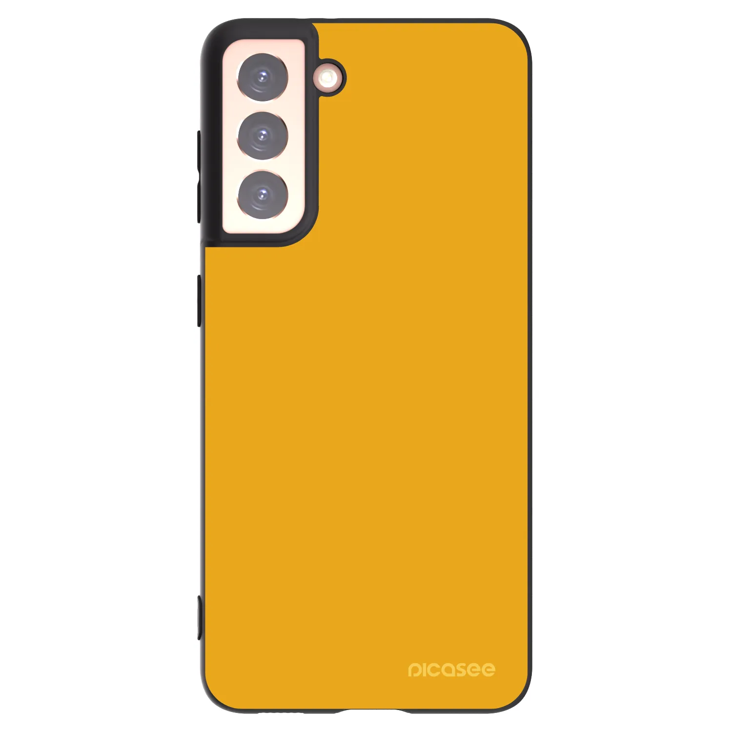 Picasee Μαύρη θήκη σιλικόνης για Samsung Galaxy S21 5G G991B - Sun