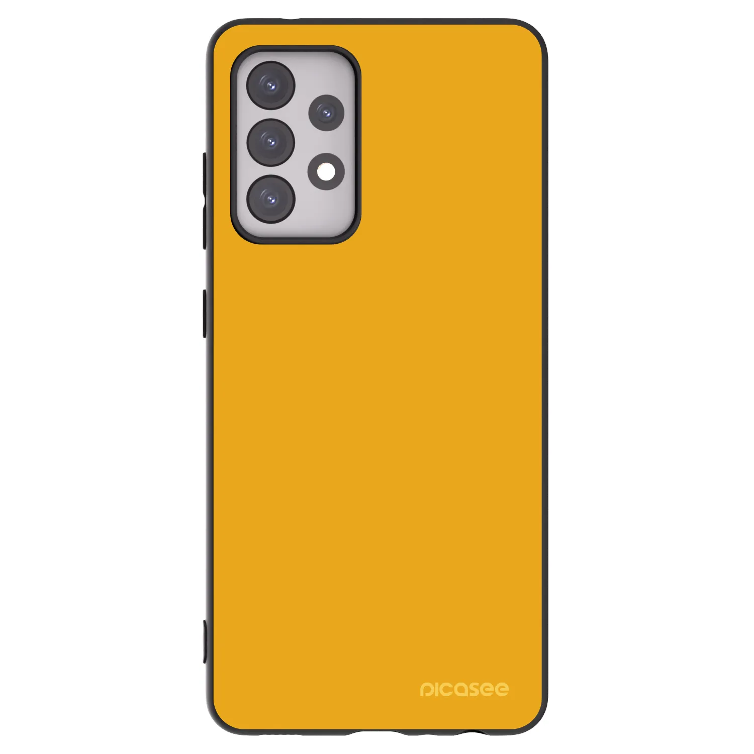 Picasee Μαύρη θήκη σιλικόνης για Samsung Galaxy A52 5G A525F - Sun