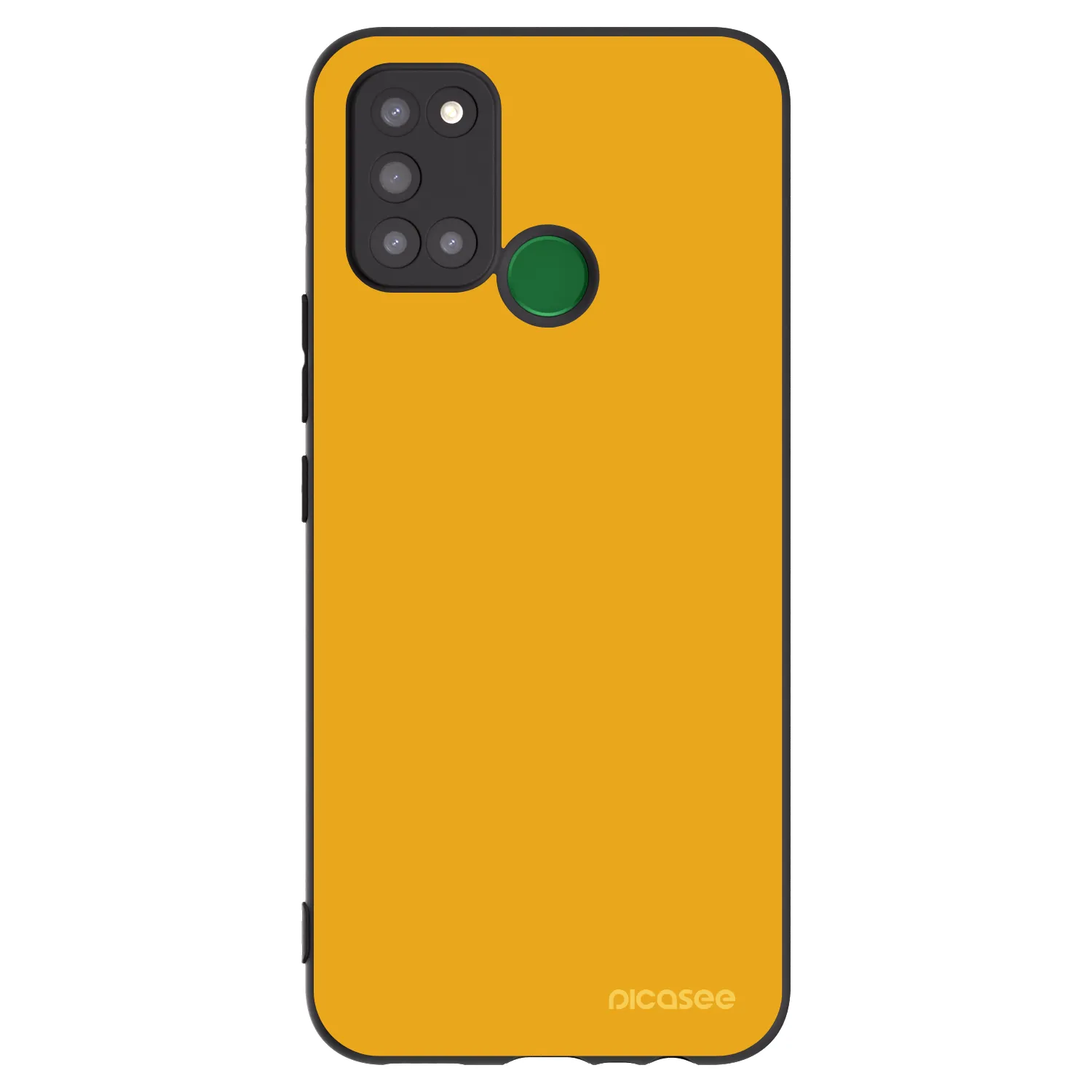 Picasee Μαύρη θήκη σιλικόνης για Realme 7i - Sun