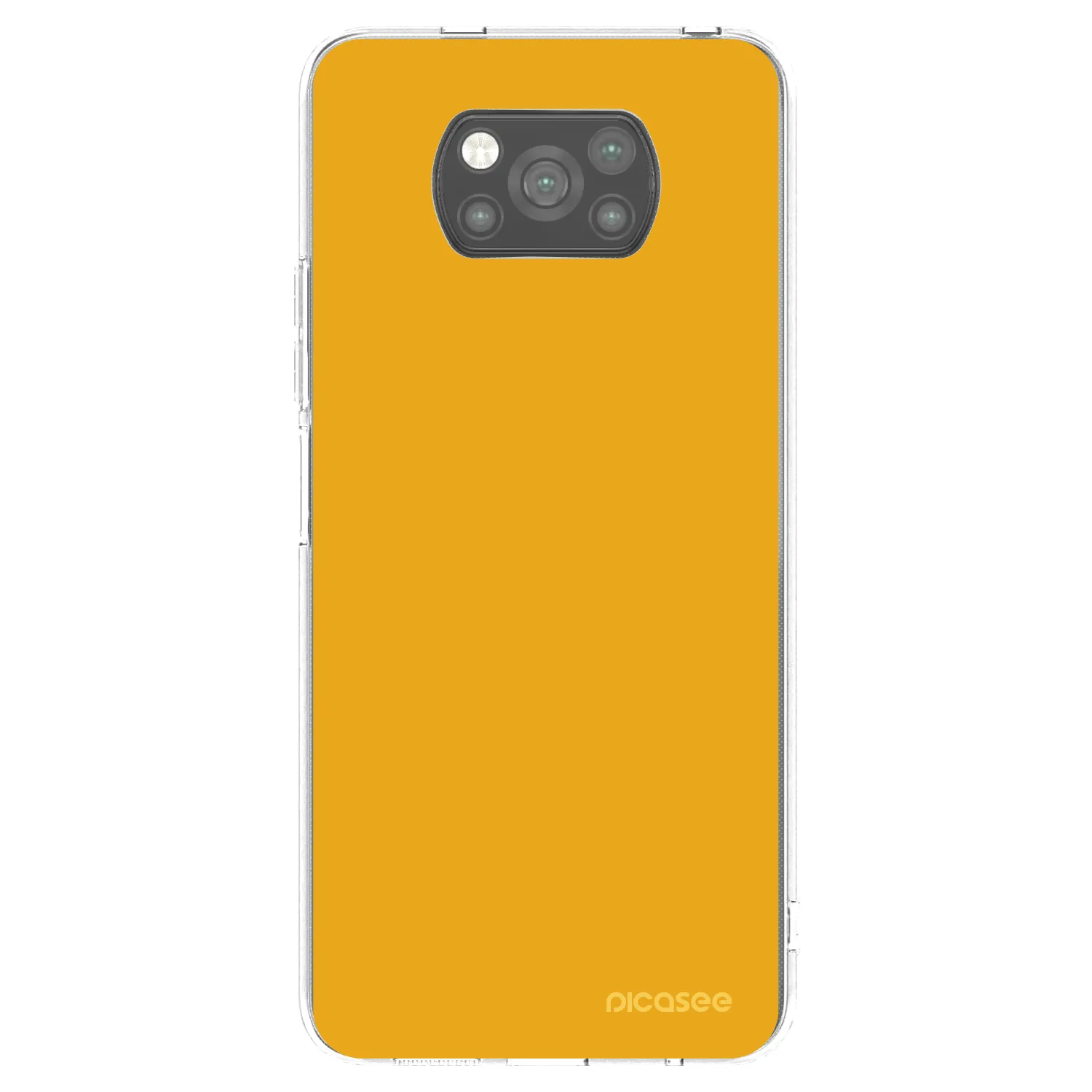 Picasee Μαύρη θήκη σιλικόνης για Xiaomi Poco X3 Pro - Sun