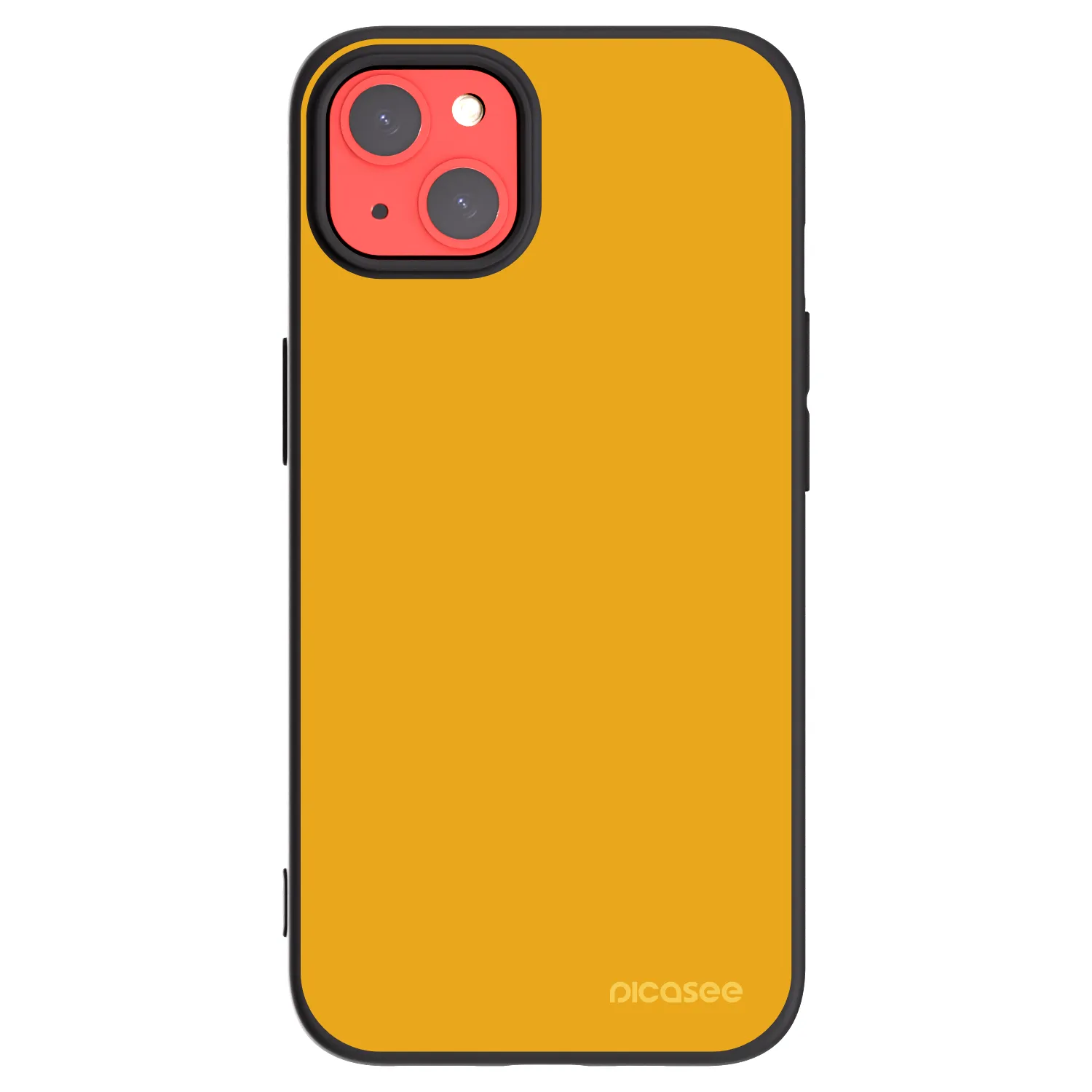 Picasee Μαύρη θήκη σιλικόνης για Apple iPhone 13 - Sun
