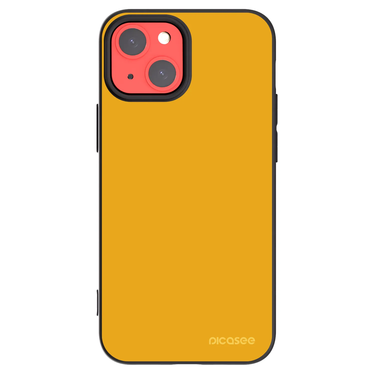 Picasee Μαύρη θήκη σιλικόνης για Apple iPhone 13 mini - Sun