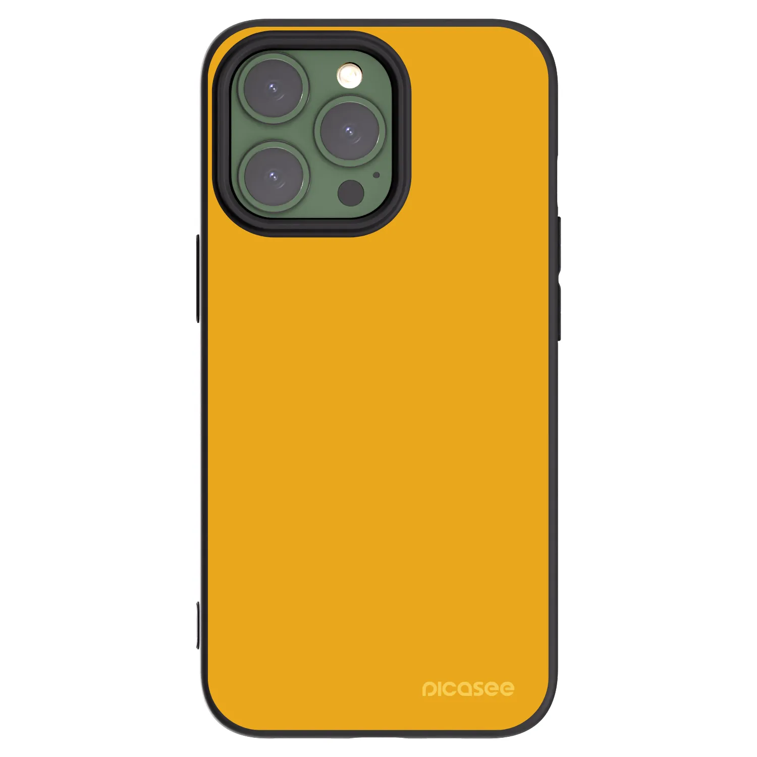 Picasee Μαύρη θήκη σιλικόνης για Apple iPhone 13 Pro - Sun