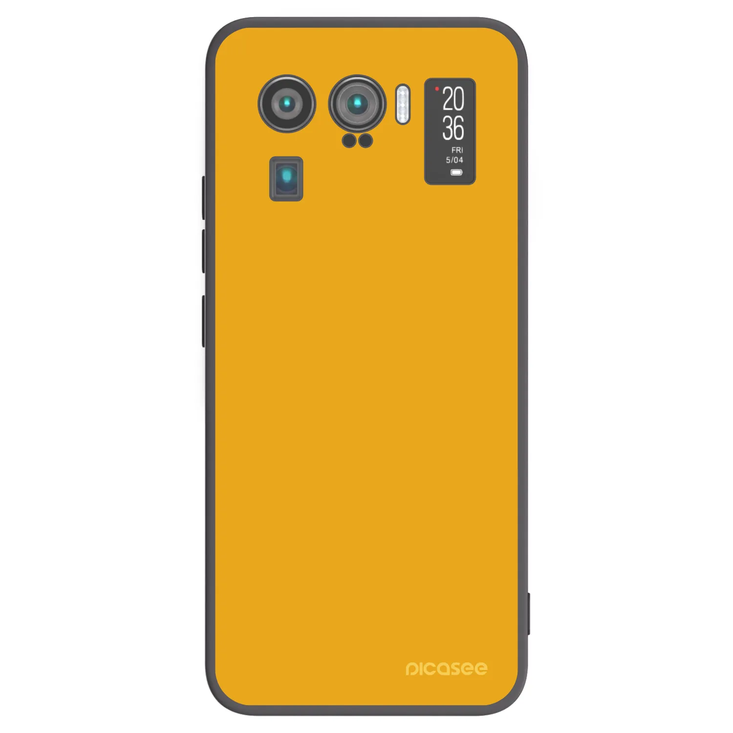 Picasee Μαύρη θήκη σιλικόνης για Xiaomi Mi 11 Ultra - Sun