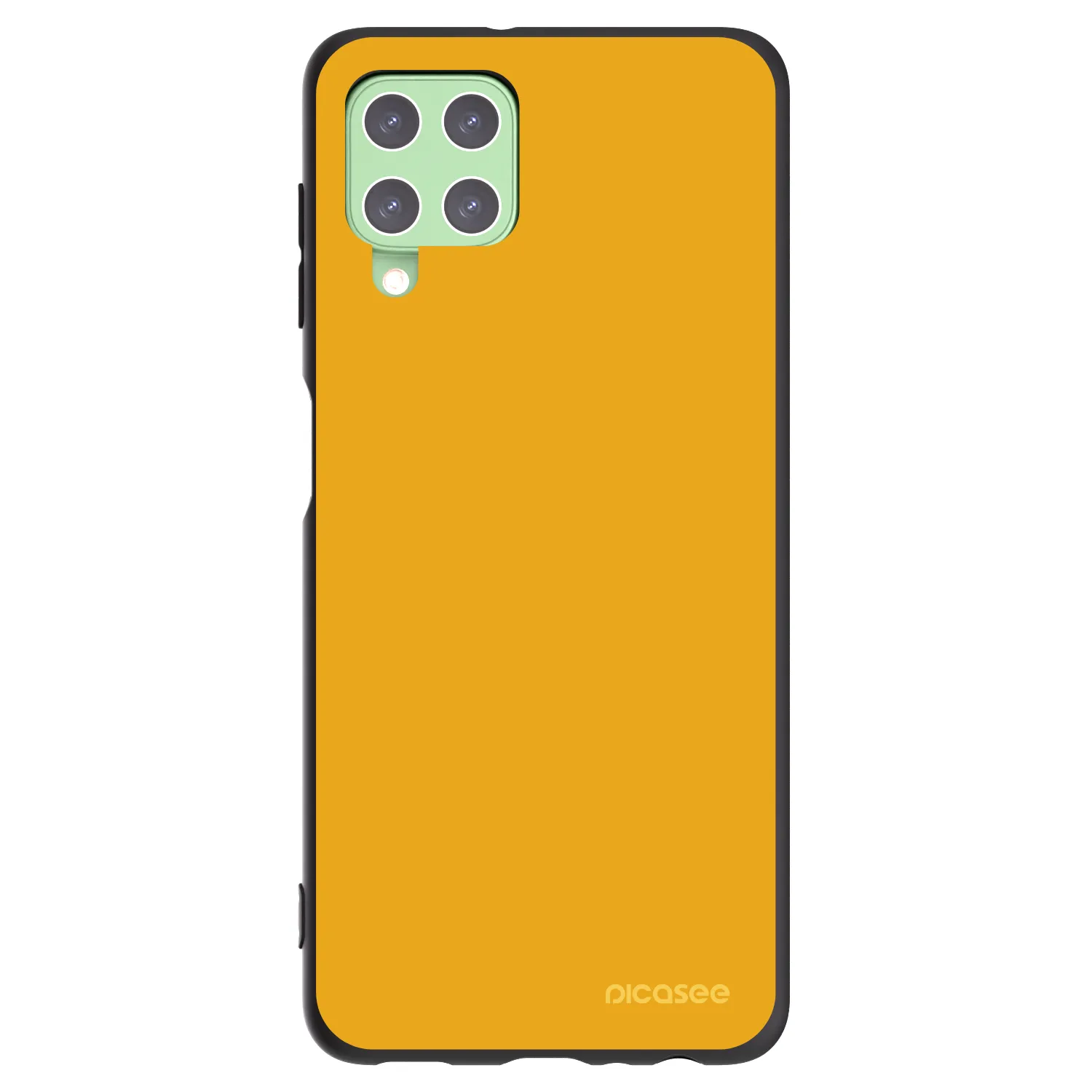Picasee Μαύρη θήκη σιλικόνης για Samsung Galaxy A22 A225F 4G - Sun