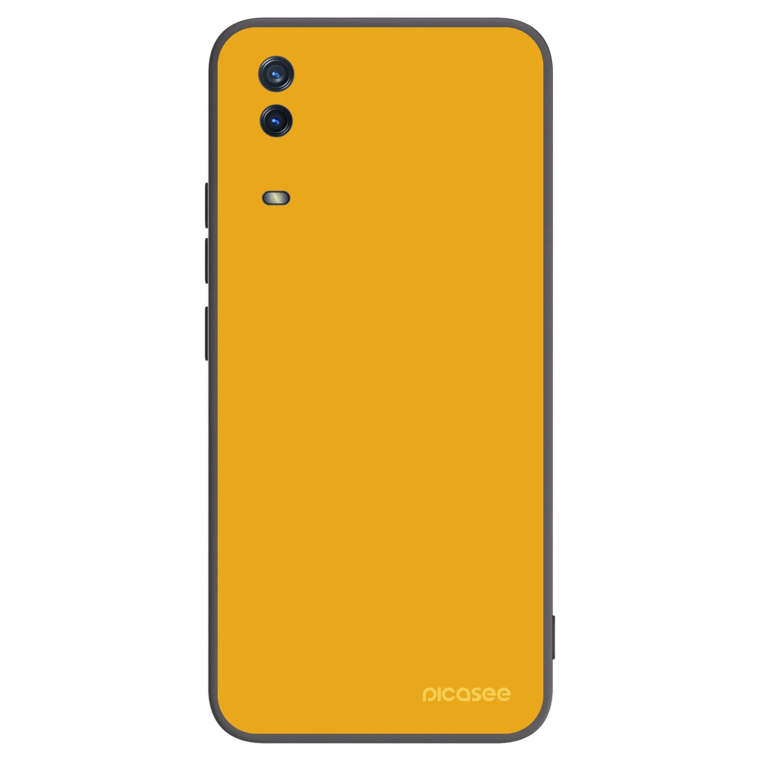 Picasee Μαύρη θήκη σιλικόνης για Vivo Y11s - Sun