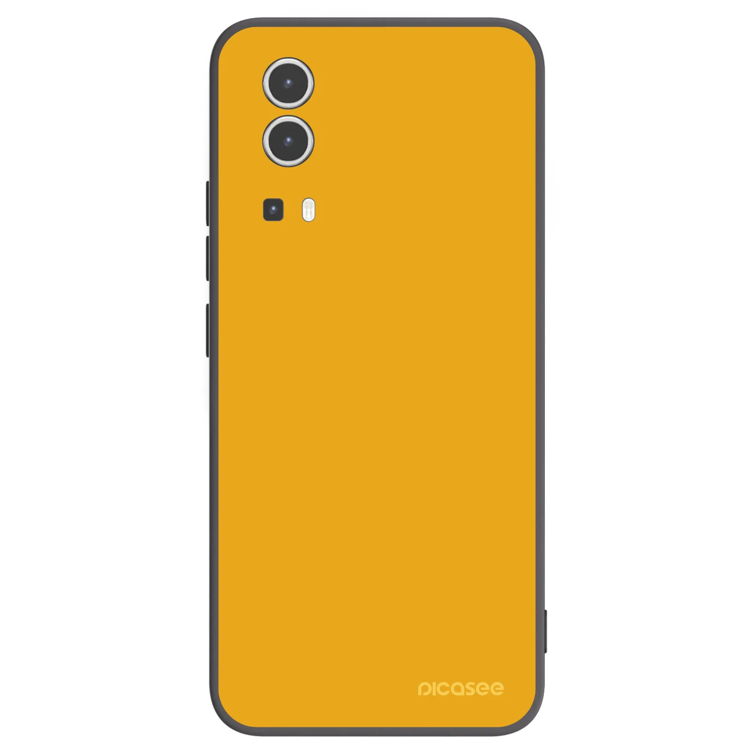 Picasee Μαύρη θήκη σιλικόνης για Vivo Y72 5G - Sun