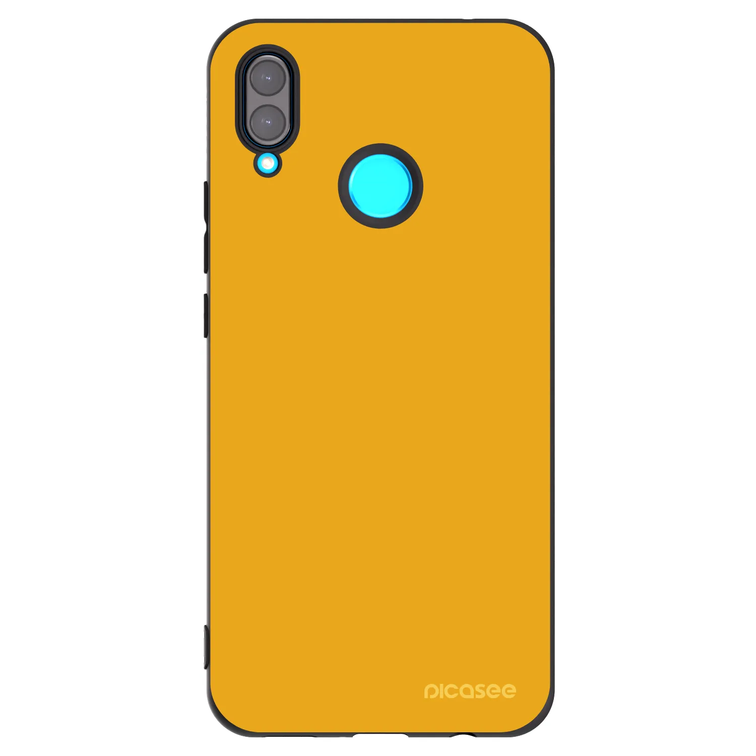 Picasee Μαύρη θήκη σιλικόνης για Huawei Nova 3 - Sun