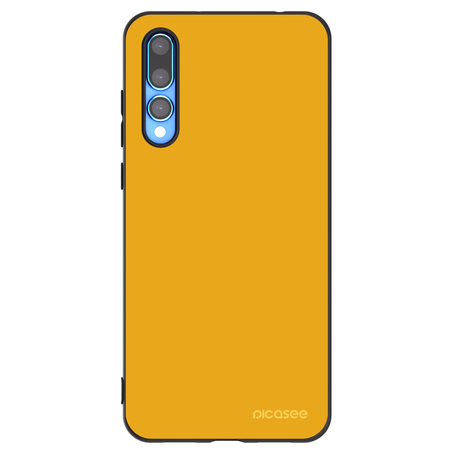 Picasee Μαύρη θήκη σιλικόνης για Huawei P20 Pro - Sun
